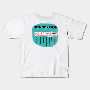 Permanent Teeth (Color) Kids T-Shirt